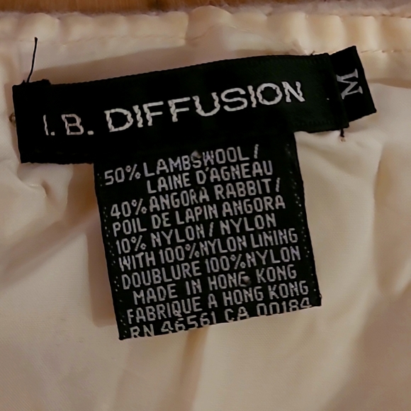 Vintage I.B Diffusion Dressy Lambswool/Angora Sweater/Jacket - Picture 2 of 8